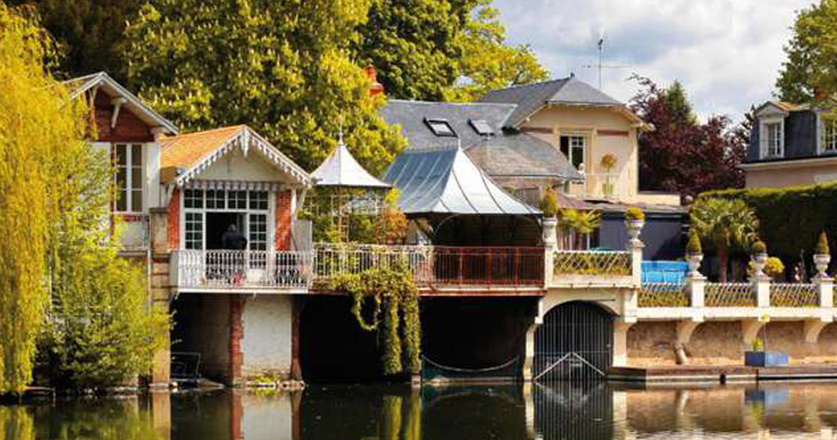 Maisons au bord du Loiret
